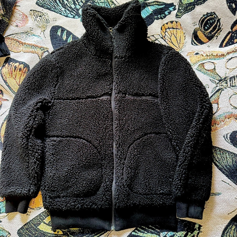 Aritzia Wilfred Free Teddy Jacket, Size XXS